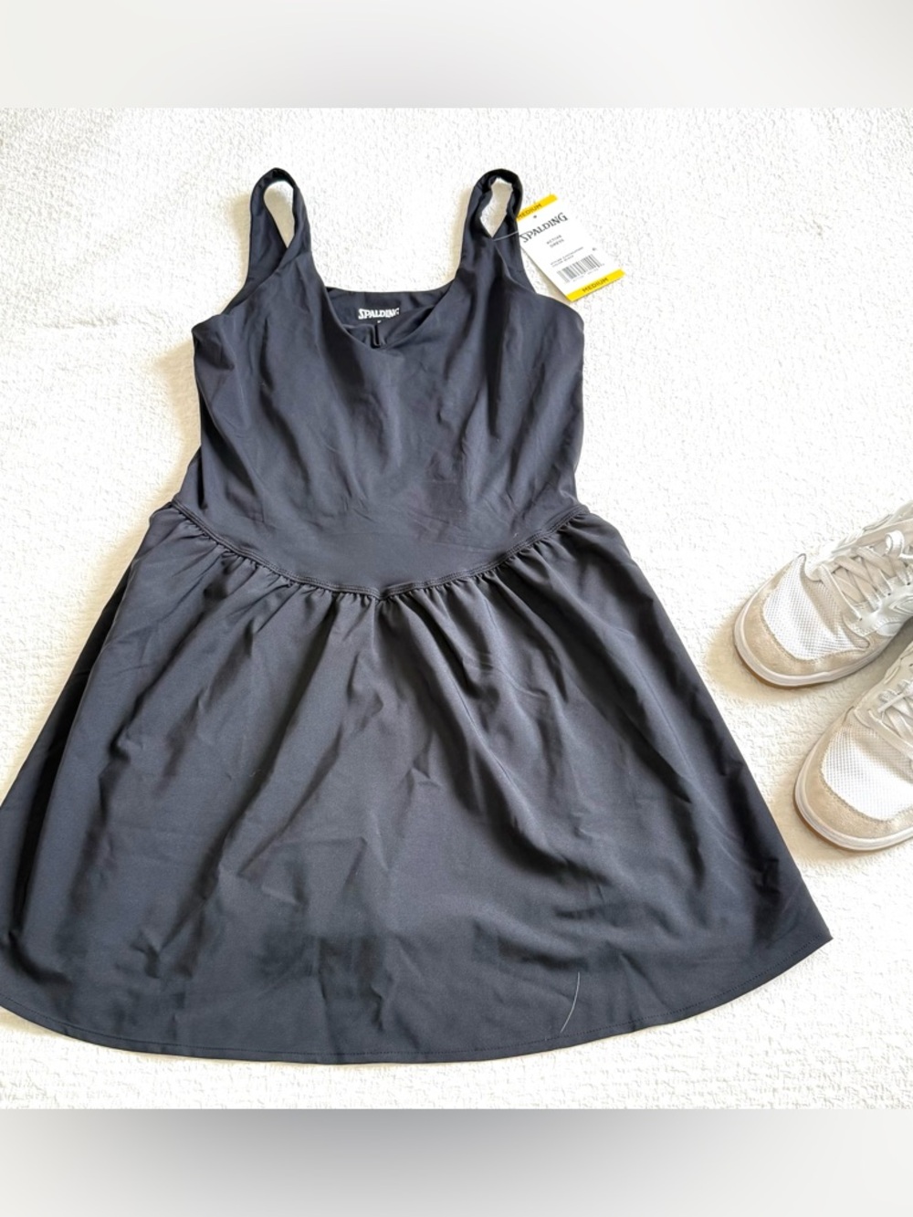 Spalding Black Athletic Tank Dress